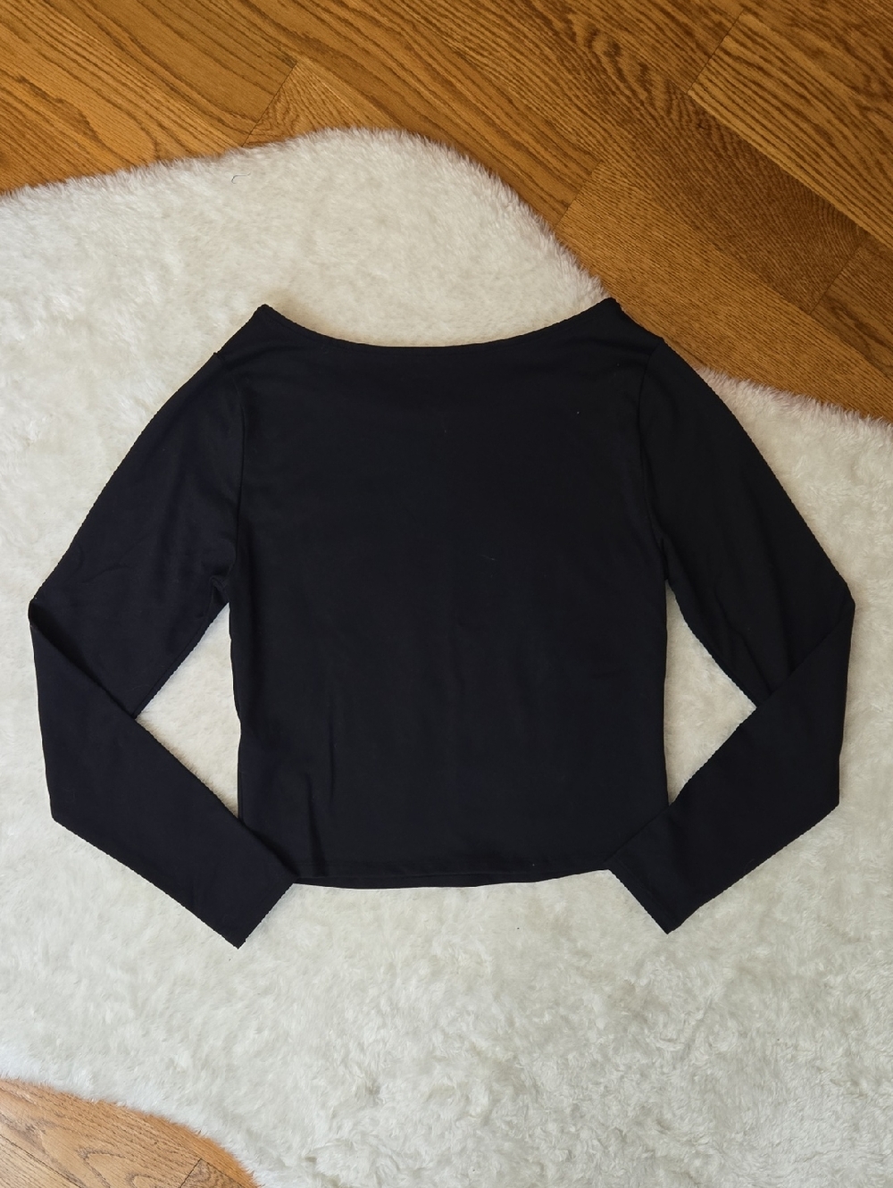 Abercrombie & Fitch Black Long Sleeve Shirt, Womens Size Medium - Picture 11 of 11